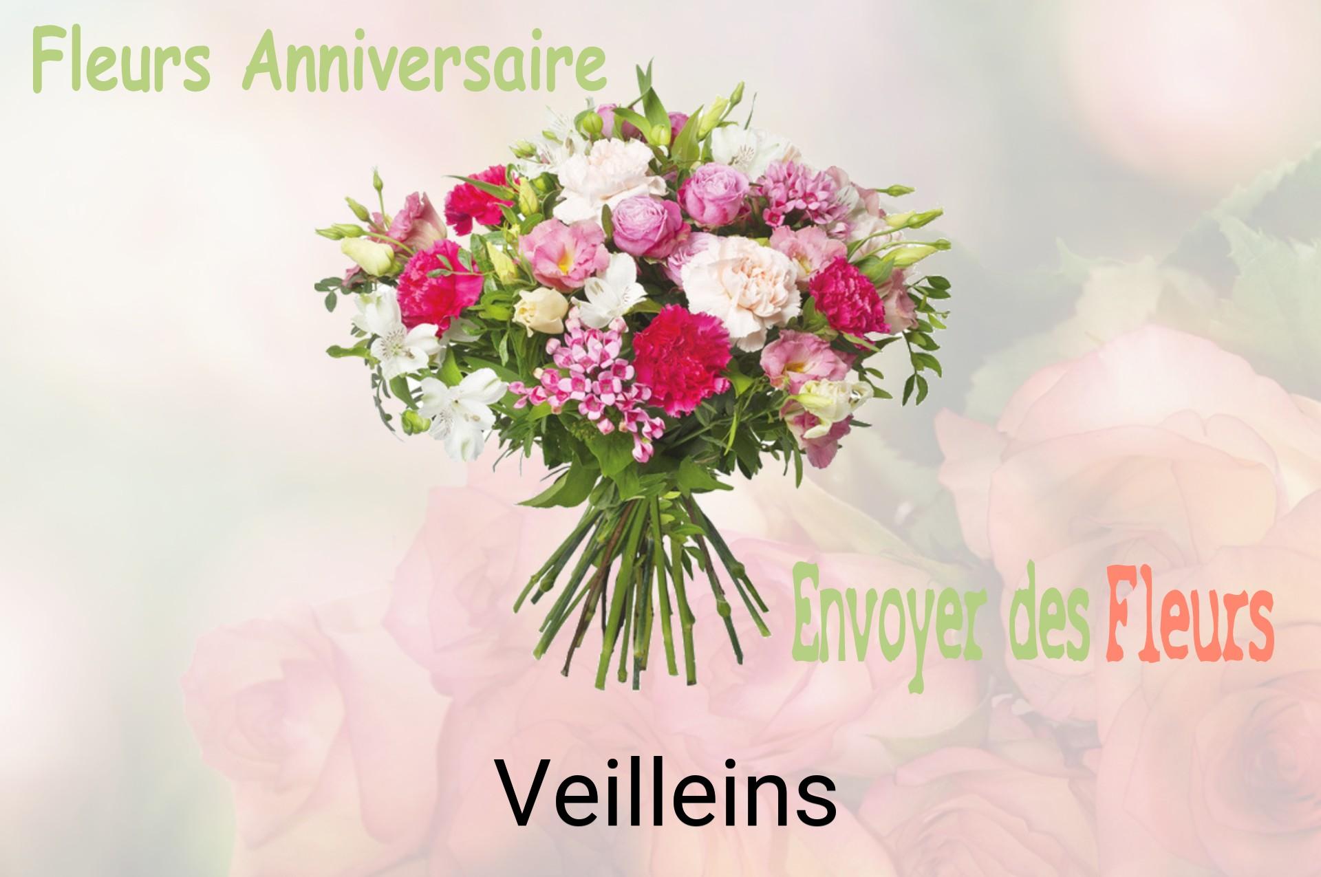 Bouquet de fleurs d’anniversaire livré à Veilleins