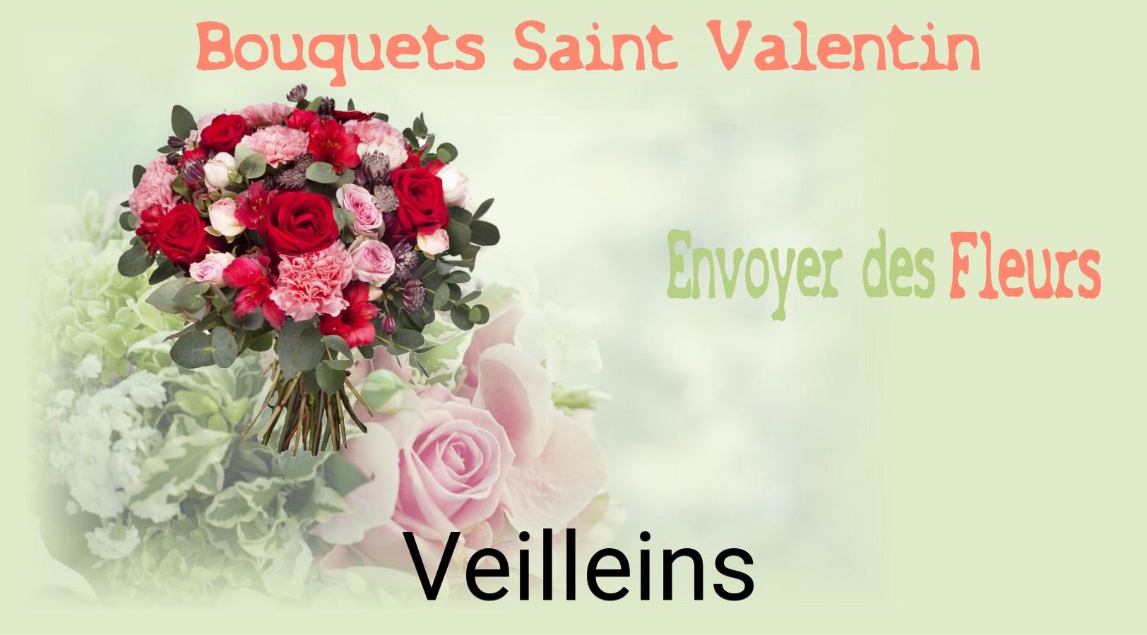 Roses de Saint-Valentin livrées à Veilleins